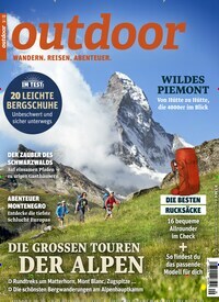 Titelbild der Ausgabe 9/2024 von Outdoor. Diese Zeitschrift und viele weitere Sportmagazine als Abo oder epaper bei United Kiosk online kaufen.