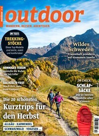 Titelbild der Ausgabe 10/2024 von Outdoor. Diese Zeitschrift und viele weitere Sportmagazine als Abo oder epaper bei United Kiosk online kaufen.