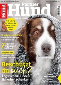 Titelbild der Ausgabe 2/2025 von Partner Hund. Diese Zeitschrift und viele weitere Elternzeitschriften und Tierzeitschriften als Abo oder epaper bei United Kiosk online kaufen.