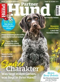 Titelbild der Ausgabe 8/2024 von Partner Hund. Diese Zeitschrift und viele weitere Elternzeitschriften und Tierzeitschriften als Abo oder epaper bei United Kiosk online kaufen.