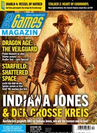 Titelbild der Ausgabe 12/2024 von PC Games Magazin. Diese Zeitschrift und viele weitere Computerzeitschriften, Tabletmagazine und Smartphonemagazine als Abo oder epaper bei United Kiosk online kaufen.