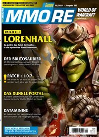 Titelbild der Ausgabe 1/2025 von PC Games MMORE. Diese Zeitschrift und viele weitere Computerzeitschriften, Tabletmagazine und Smartphonemagazine als Abo oder epaper bei United Kiosk online kaufen.