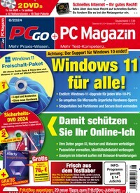 Titelbild der Ausgabe 8/2024 von PC Magazin. Diese Zeitschrift und viele weitere Computerzeitschriften, Tabletmagazine und Smartphonemagazine als Abo oder epaper bei United Kiosk online kaufen.