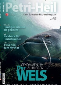 Titelbild der Ausgabe 10/2024 von Petri-Heil. Diese Zeitschrift und viele weitere Sportmagazine als Abo oder epaper bei United Kiosk online kaufen.