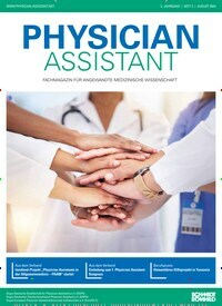 Titelbild der Ausgabe 2/2024 von Physician Assistant. Diese Zeitschrift und viele weitere Pflegezeitschriften und medizinische Fachzeitschriften als Abo oder epaper bei United Kiosk online kaufen.