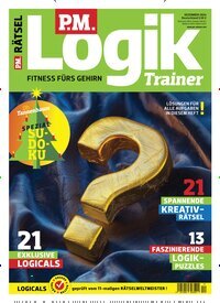 Titelbild der Ausgabe 12/2024 von PM Logik Trainer. Diese Zeitschrift und viele weitere Reisemagazine, Freizeitmagazine und Wissensmagazine als Abo oder epaper bei United Kiosk online kaufen.