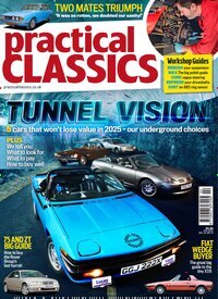 Titelbild der Ausgabe 15/2024 von practical classics. Diese Zeitschrift und viele weitere Automagazine und Motorradzeitschriften als Abo oder epaper bei United Kiosk online kaufen.