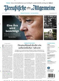 Titelbild der Ausgabe 47/2024 von Preußische Allgemeine Zeitung. Diese Zeitschrift und viele weitere Zeitungsabos als Abo oder epaper bei United Kiosk online kaufen.