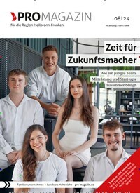 Titelbild der Ausgabe 8/2024 von PROMAGAZIN. Diese Zeitschrift und viele weitere Businessmagazine als Abo oder epaper bei United Kiosk online kaufen.