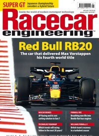 Titelbild der Ausgabe 1/2025 von Racecar engineering. Diese Zeitschrift und viele weitere Automagazine und Motorradzeitschriften als Abo oder epaper bei United Kiosk online kaufen.