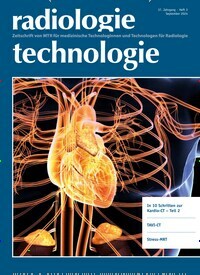 Titelbild der Ausgabe 3/2024 von radiologie technologie. Diese Zeitschrift und viele weitere Pflegezeitschriften und medizinische Fachzeitschriften als Abo oder epaper bei United Kiosk online kaufen.