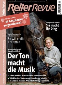 Titelbild der Ausgabe 12/2024 von Reiter Revue International. Diese Zeitschrift und viele weitere Sportmagazine als Abo oder epaper bei United Kiosk online kaufen.