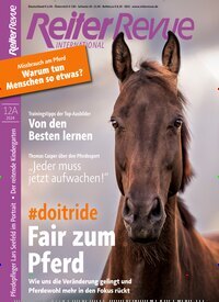 Titelbild der Ausgabe 13/2024 von Reiter Revue International. Diese Zeitschrift und viele weitere Sportmagazine als Abo oder epaper bei United Kiosk online kaufen.