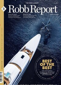 Titelbild der Ausgabe 5/2024 von Robb Report. Diese Zeitschrift und viele weitere Lifestylemagazine und Peoplemagazine als Abo oder epaper bei United Kiosk online kaufen.