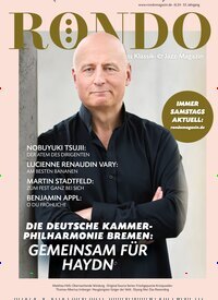 Titelbild der Ausgabe 6/2024 von Rondo. Diese Zeitschrift und viele weitere Reisemagazine, Freizeitmagazine und Wissensmagazine als Abo oder epaper bei United Kiosk online kaufen.