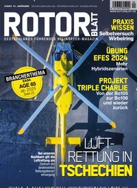 Titelbild der Ausgabe 4/2024 von ROTORBLATT. Diese Zeitschrift und viele weitere Reisemagazine, Freizeitmagazine und Wissensmagazine als Abo oder epaper bei United Kiosk online kaufen.