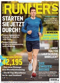 Titelbild der Ausgabe 1/2025 von Runners World. Diese Zeitschrift und viele weitere Sportmagazine als Abo oder epaper bei United Kiosk online kaufen.