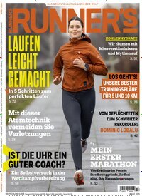 Titelbild der Ausgabe 3/2025 von Runners World. Diese Zeitschrift und viele weitere Sportmagazine als Abo oder epaper bei United Kiosk online kaufen.