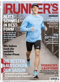 Titelbild der Ausgabe 4/2025 von Runners World. Diese Zeitschrift und viele weitere Sportmagazine als Abo oder epaper bei United Kiosk online kaufen.