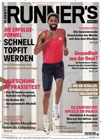 Titelbild der Ausgabe 10/2024 von Runners World. Diese Zeitschrift und viele weitere Sportmagazine als Abo oder epaper bei United Kiosk online kaufen.