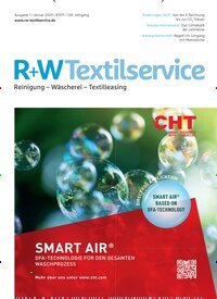 Titelbild der Ausgabe 1/2025 von R+W Textilservice. Diese Zeitschrift und viele weitere Gastronomiezeitschriften, Fashionmagazine, Beautymagazine als Abo oder epaper bei United Kiosk online kaufen.