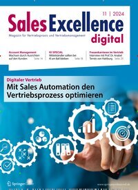 Titelbild der Ausgabe 11/2024 von Sales Excellence. Diese Zeitschrift und viele weitere Businessmagazine als Abo oder epaper bei United Kiosk online kaufen.