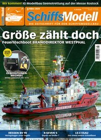 Titelbild der Ausgabe 3/2025 von SchiffsModell. Diese Zeitschrift und viele weitere Reisemagazine, Freizeitmagazine und Wissensmagazine als Abo oder epaper bei United Kiosk online kaufen.