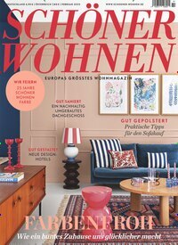 Titelbild der Ausgabe 2/2025 von SCHÖNER WOHNEN. Diese Zeitschrift und viele weitere Gartenzeitschriften und Wohnzeitschriften als Abo oder epaper bei United Kiosk online kaufen.