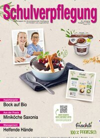 Titelbild der Ausgabe 1/2025 von Schulverpflegung. Diese Zeitschrift und viele weitere Gastronomiezeitschriften, Fashionmagazine, Beautymagazine als Abo oder epaper bei United Kiosk online kaufen.