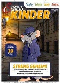 Titelbild der Ausgabe 1/2025 von Servus Kinder. Diese Zeitschrift und viele weitere Jugendzeitschriften und Kinderzeitschriften als Abo oder epaper bei United Kiosk online kaufen.