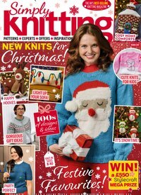 Titelbild der Ausgabe 12/2024 von Simply Knitting. Diese Zeitschrift und viele weitere Modemagazine und DIY-Magazine als Abo oder epaper bei United Kiosk online kaufen.