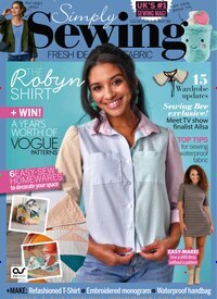 Titelbild der Ausgabe 13/2024 von Simply Sewing. Diese Zeitschrift und viele weitere Modemagazine und DIY-Magazine als Abo oder epaper bei United Kiosk online kaufen.