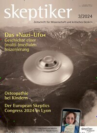 Titelbild der Ausgabe 3/2024 von skeptiker. Diese Zeitschrift und viele weitere Reisemagazine, Freizeitmagazine und Wissensmagazine als Abo oder epaper bei United Kiosk online kaufen.