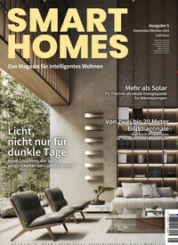 Titelbild der Ausgabe 5/2024 von Smart Homes. Diese Zeitschrift und viele weitere Gartenzeitschriften und Wohnzeitschriften als Abo oder epaper bei United Kiosk online kaufen.