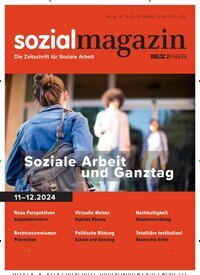 Titelbild der Ausgabe 12/2024 von sozialmagazin. Diese Zeitschrift und viele weitere Zeitschriften für Pädagogik als Abo oder epaper bei United Kiosk online kaufen.