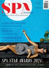 Titelbild der Ausgabe 4/2024 von Spa Inside. Diese Zeitschrift und viele weitere Frauenzeitschriften als Abo oder epaper bei United Kiosk online kaufen.