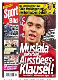 Titelbild der Ausgabe 2/2025 von Sport Bild. Diese Zeitschrift und viele weitere Sportmagazine als Abo oder epaper bei United Kiosk online kaufen.