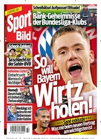 Titelbild der Ausgabe 47/2024 von Sport Bild. Diese Zeitschrift und viele weitere Sportmagazine als Abo oder epaper bei United Kiosk online kaufen.