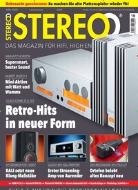 Titelbild der Ausgabe 4/2025 von Stereo. Diese Zeitschrift und viele weitere Audiomagazine, Filmmagazine und Fotozeitschriften als Abo oder epaper bei United Kiosk online kaufen.