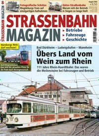 Titelbild der Ausgabe 8/2024 von Strassenbahn Magazin. Diese Zeitschrift und viele weitere Reisemagazine, Freizeitmagazine und Wissensmagazine als Abo oder epaper bei United Kiosk online kaufen.