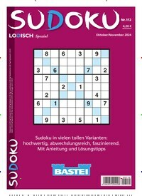 Titelbild der Ausgabe 112/2024 von Sudoku Logisch Spezial. Diese Zeitschrift und viele weitere Groschenromane und Rätselhefte als Abo oder epaper bei United Kiosk online kaufen.