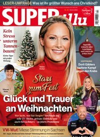 Titelbild der Ausgabe 52/2024 von SUPERillu. Diese Zeitschrift und viele weitere Lifestylemagazine und Peoplemagazine als Abo oder epaper bei United Kiosk online kaufen.