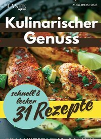 Titelbild der Ausgabe 2/2025 von Taste Explorer. Diese Zeitschrift und viele weitere Kochzeitschriften und Backzeitschriften als Abo oder epaper bei United Kiosk online kaufen.