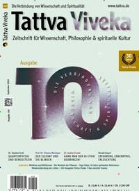 Titelbild der Ausgabe 100/2024 von Tattva Viveka. Diese Zeitschrift und viele weitere Reisemagazine, Freizeitmagazine und Wissensmagazine als Abo oder epaper bei United Kiosk online kaufen.