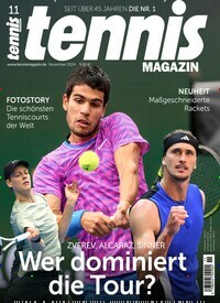 Titelbild der Ausgabe 110/2024 von tennisMAGAZIN. Diese Zeitschrift und viele weitere Sportmagazine als Abo oder epaper bei United Kiosk online kaufen.