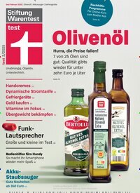 Titelbild der Ausgabe 2/2025 von test. Diese Zeitschrift und viele weitere Wirtschaftsmagazine und Politikmagazine als Abo oder epaper bei United Kiosk online kaufen.