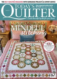 Titelbild der Ausgabe 3/2025 von Todays Quilter. Diese Zeitschrift und viele weitere Modemagazine und DIY-Magazine als Abo oder epaper bei United Kiosk online kaufen.