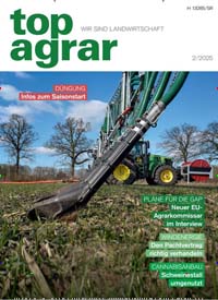 Titelbild der Ausgabe 2/2025 von top agrar Basisprogramm. Diese Zeitschrift und viele weitere Naturzeitschriften, Landwirtschaftszeitungen und Umweltmagazine als Abo oder epaper bei United Kiosk online kaufen.