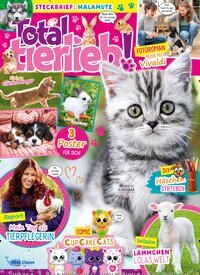 Titelbild der Ausgabe 3/2025 von Total tierlieb!. Diese Zeitschrift und viele weitere Jugendzeitschriften und Kinderzeitschriften als Abo oder epaper bei United Kiosk online kaufen.