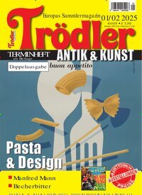 Titelbild der Ausgabe 1/2025 von Trödler. Diese Zeitschrift und viele weitere Reisemagazine, Freizeitmagazine und Wissensmagazine als Abo oder epaper bei United Kiosk online kaufen.